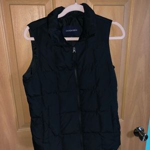 Black Puff Vest